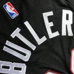 Maillot de Basket #22 Butler Miami Heat authentique Noir